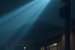 《灯下故人》剧照：深夜编辑部里亮着的一盏台灯